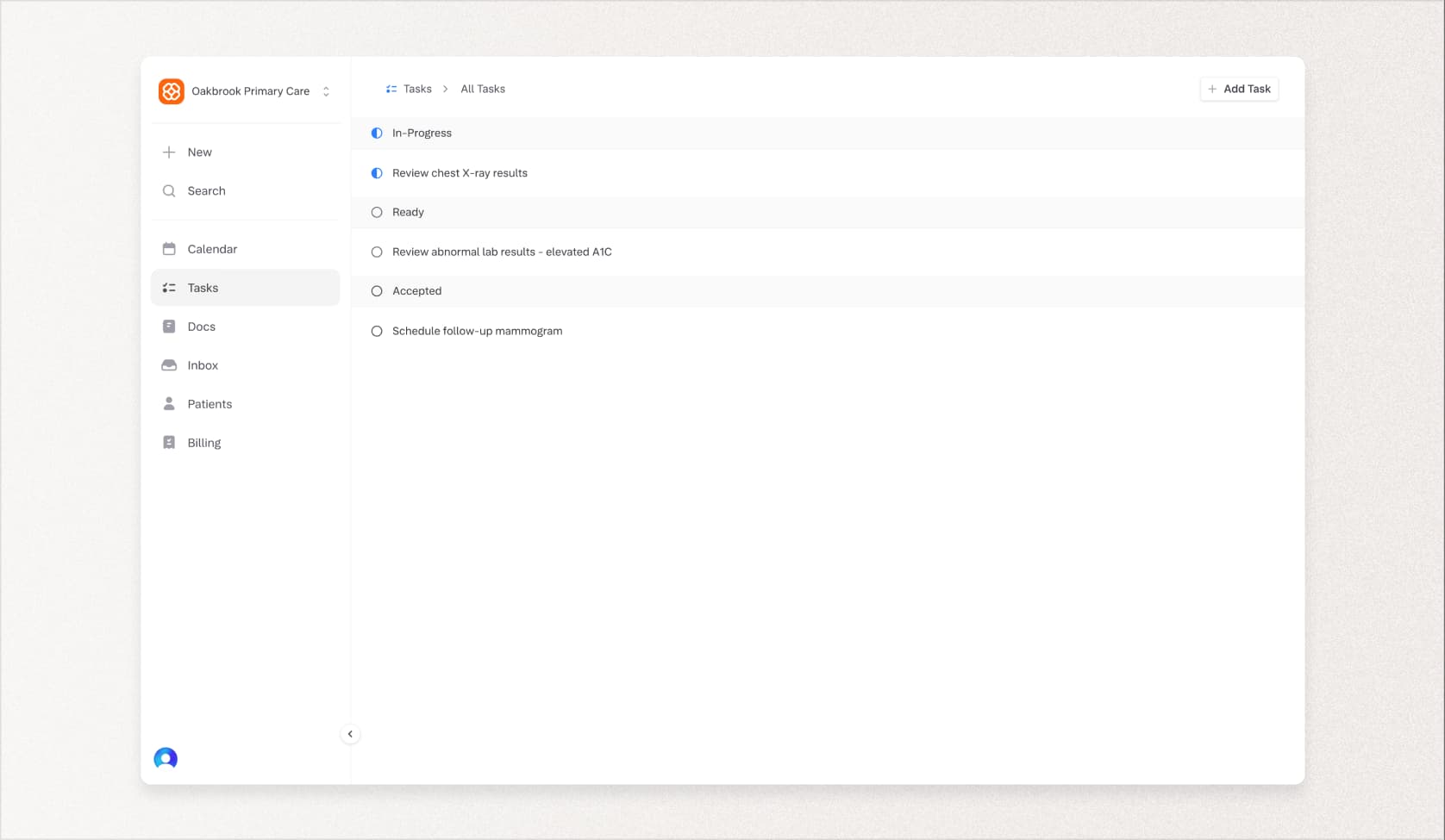 Your Task List